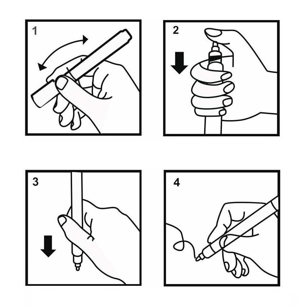 12 Colors Marker Set Multicolored Double Line Outline Marker Painting Pen