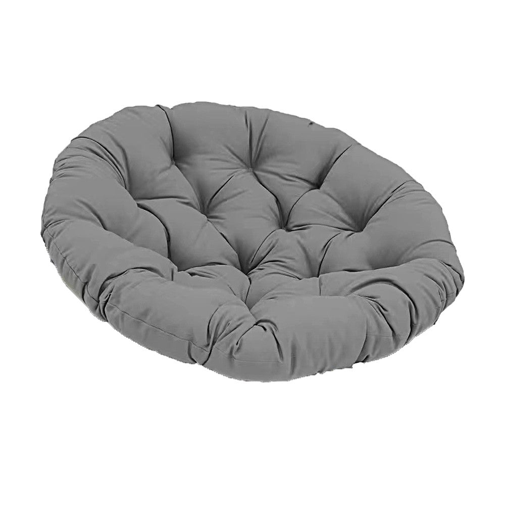 80cm Comfort Papasan Chair Cushion Stuffed Swing Chair Cushion Pad Dark Grey