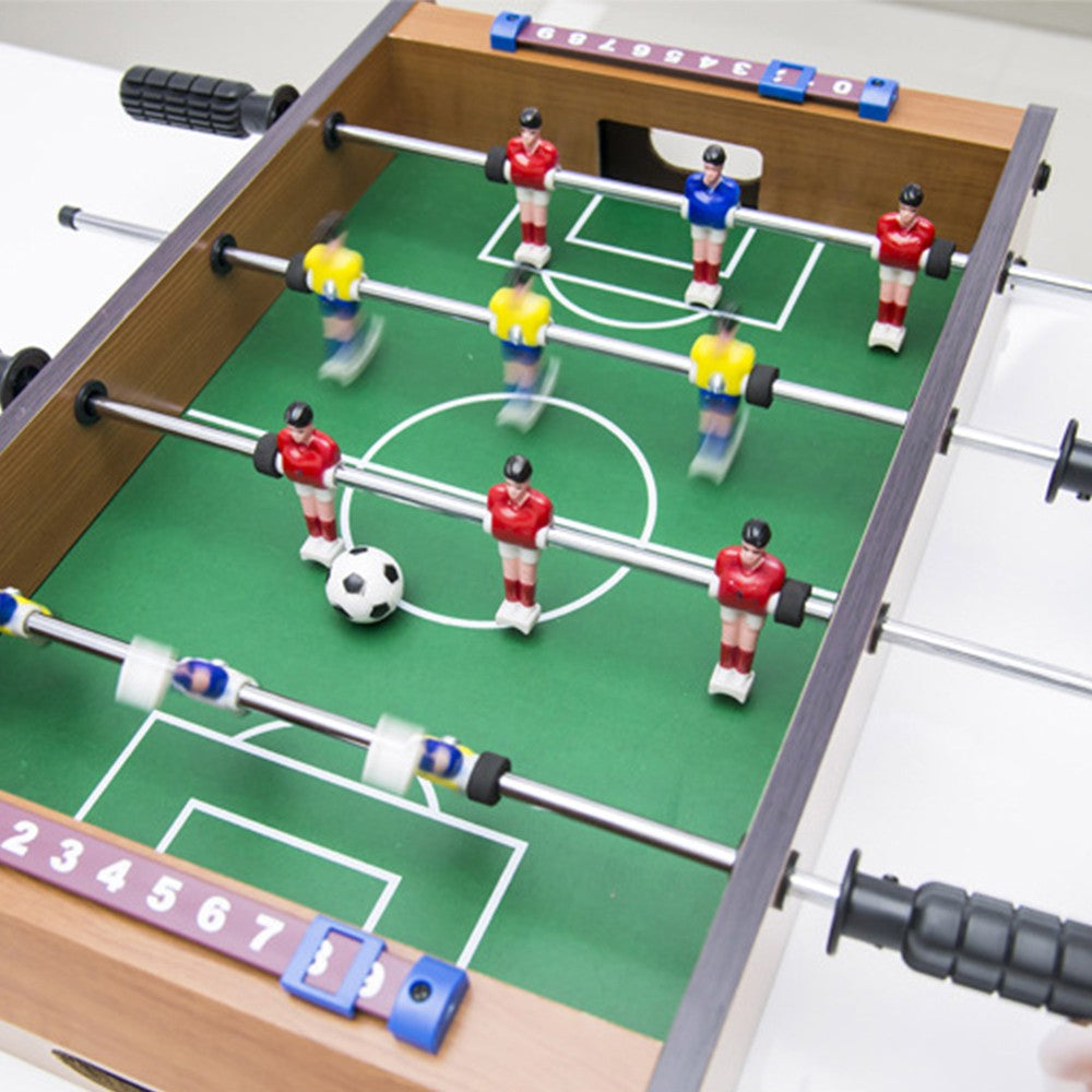 Table Top Football Game Set Kids Sport Toy Set with Two Balls and Score Keeper