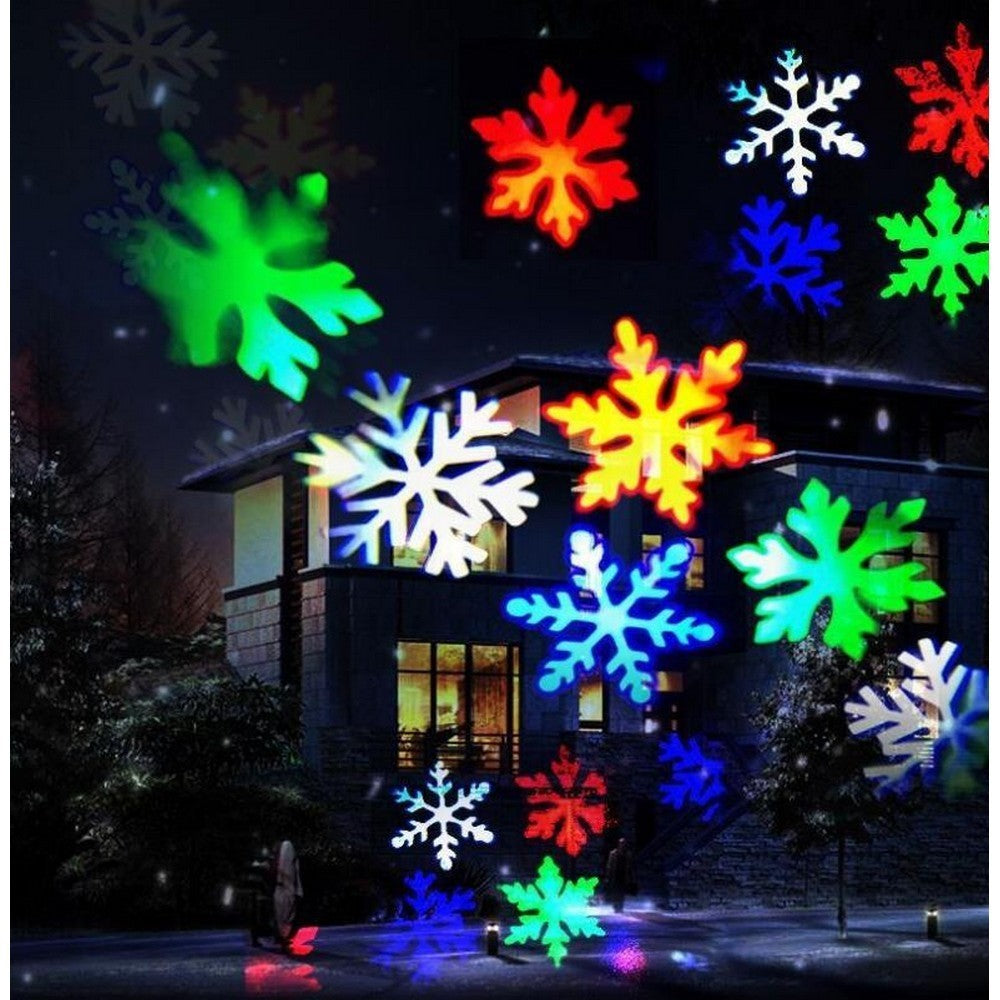 Christmas Solar Powered Snowflake Light