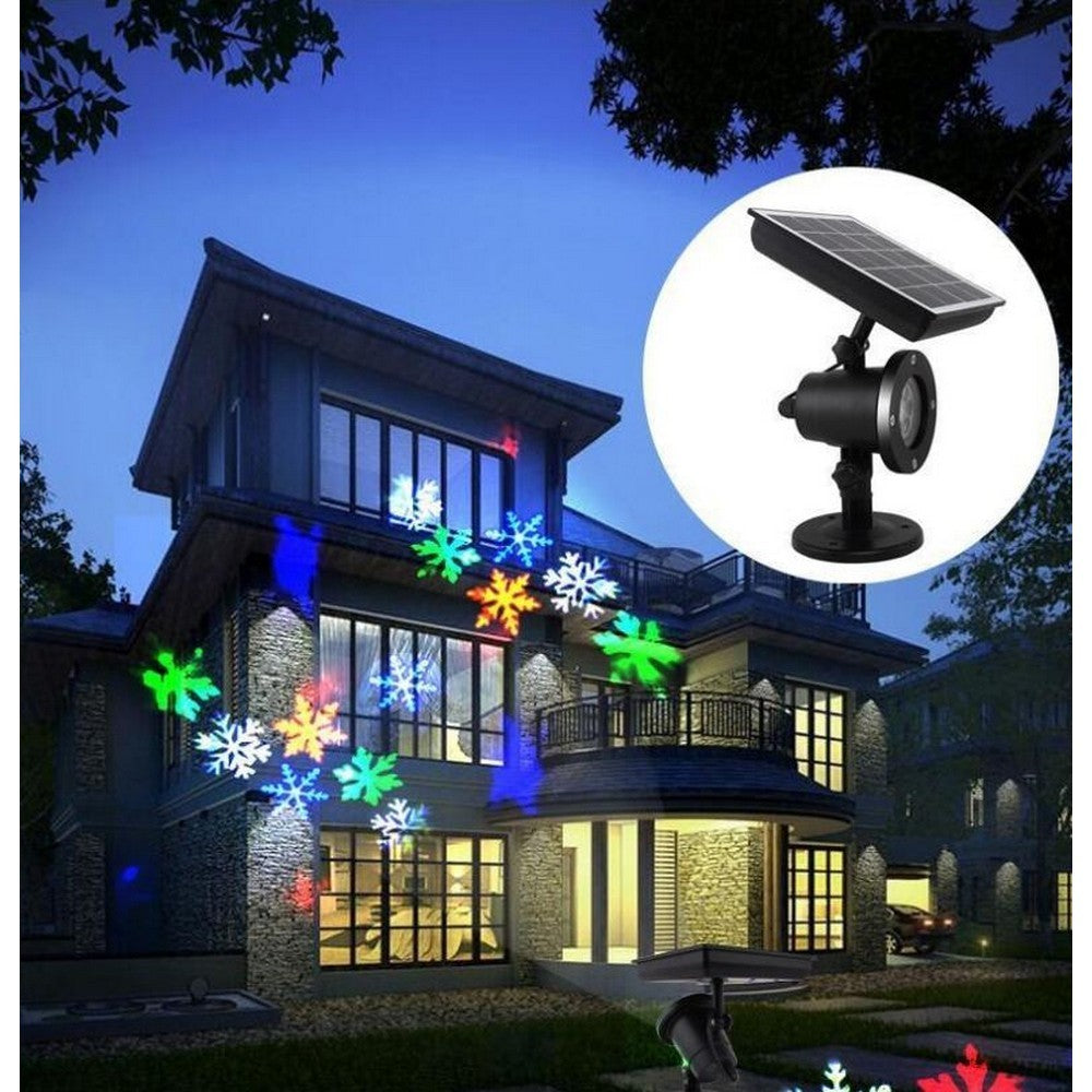 Christmas Solar Powered Snowflake Light