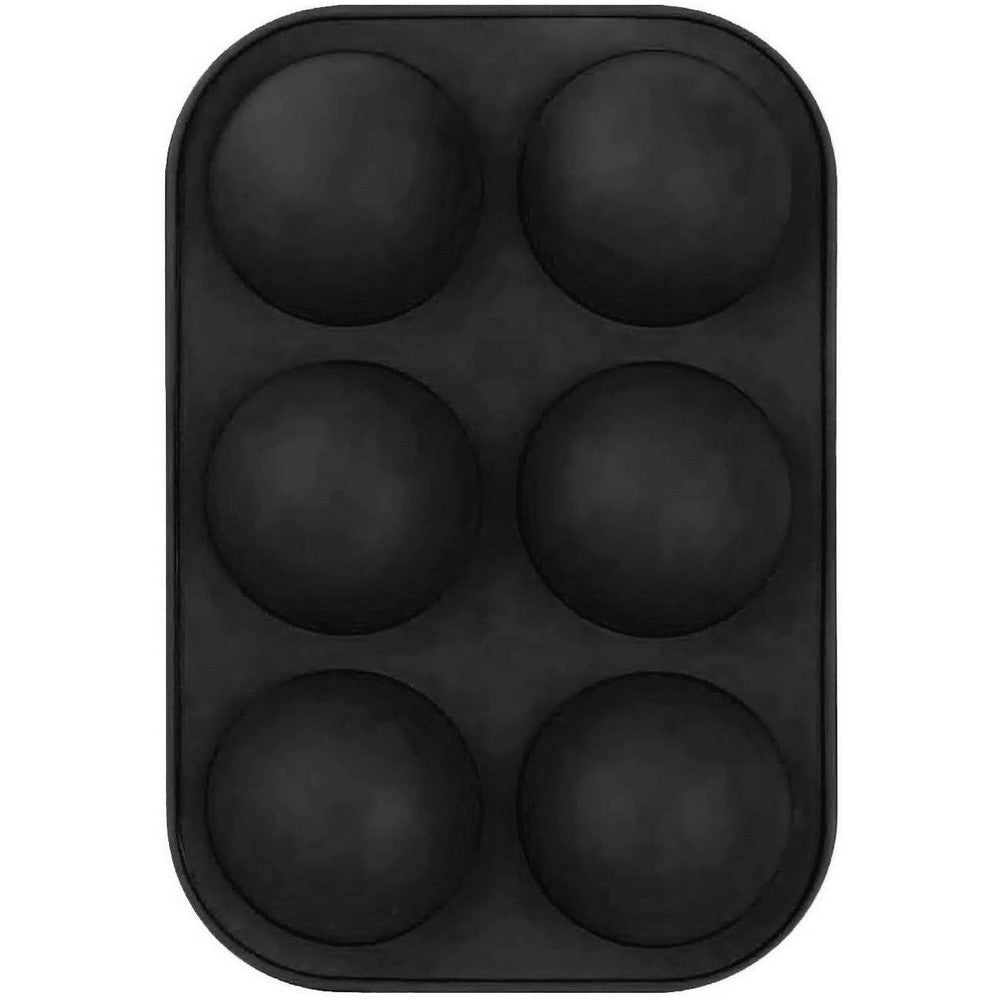 4 Pack FDA Approved Silicone 6 Holes Semi Sphere Silicone Mold Chocolate Cake Mold Jelly Pudding Mold Handmade Soap Mold Baking Tool