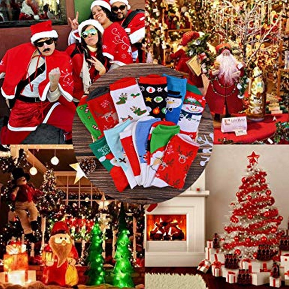 10 Pairs of Christmas Socks