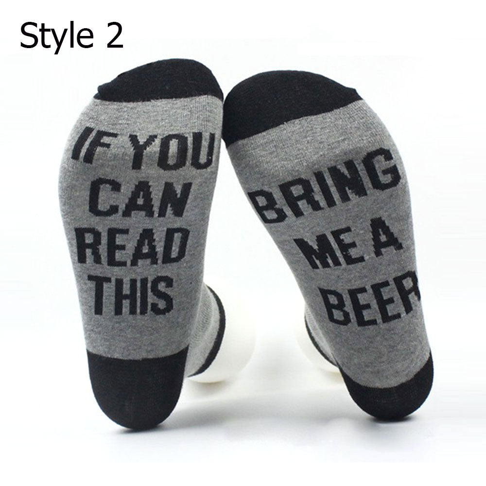 Bring Me Beer-Wine-Coffe' Socks