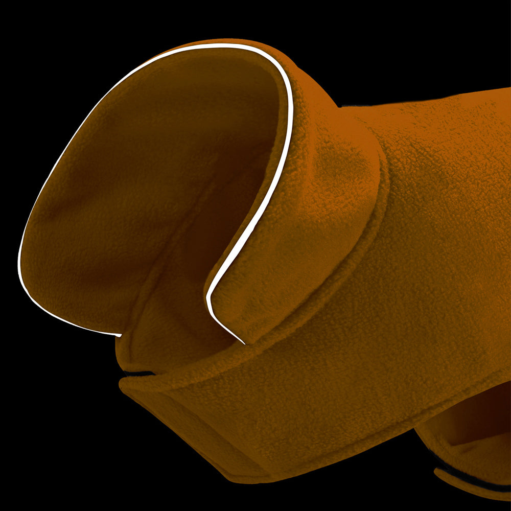 Dog Fleeced Vest Dog Sweater Warm Winter Pet Clothes Yellow S