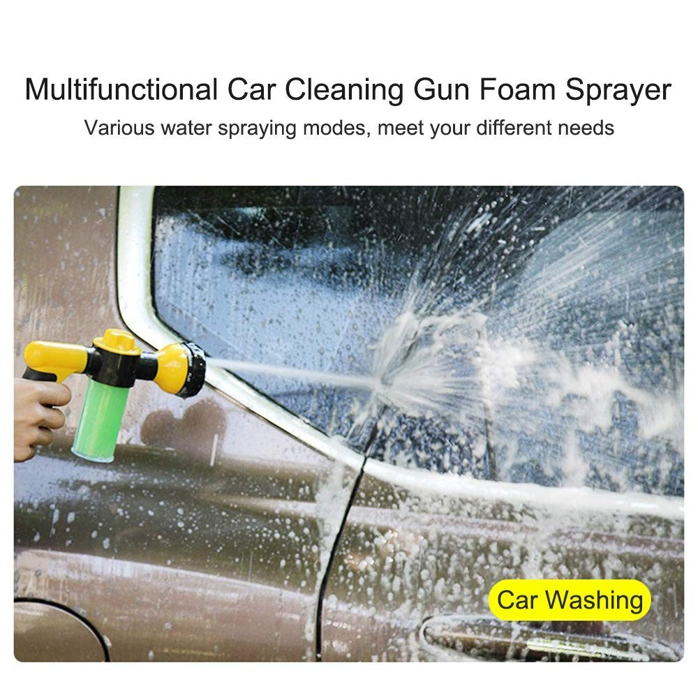 2 X High Pressure Car Foam Washers Car Foam Sprayers Hose Nozzles Yellow