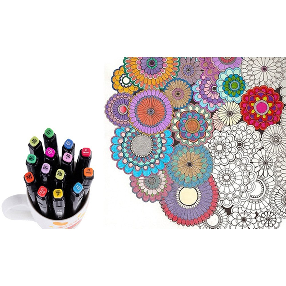 30Pcs Double Tip Marker Set