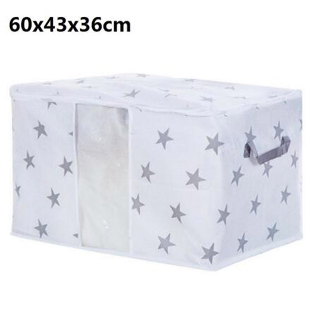 2X Bedding Blanket Storage Bags-Star and Dot
