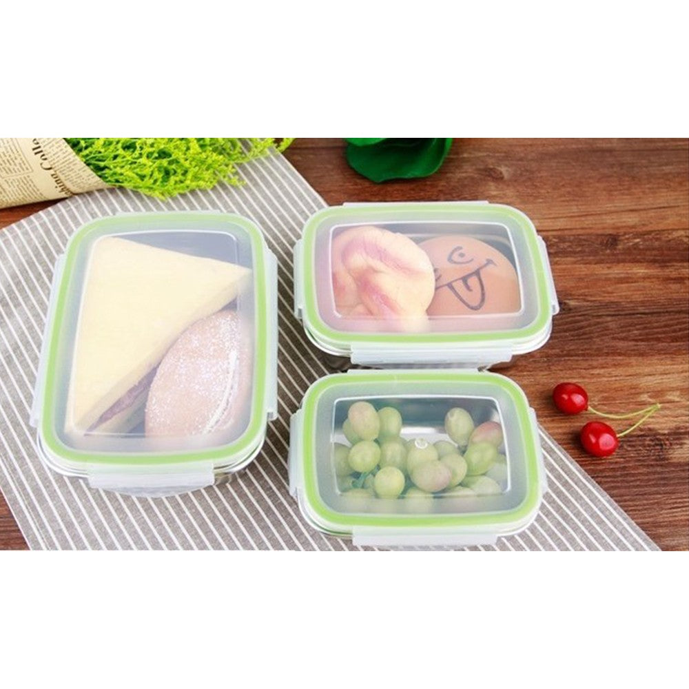 Large 850ML Stainless Steel Lunch Box with Lid