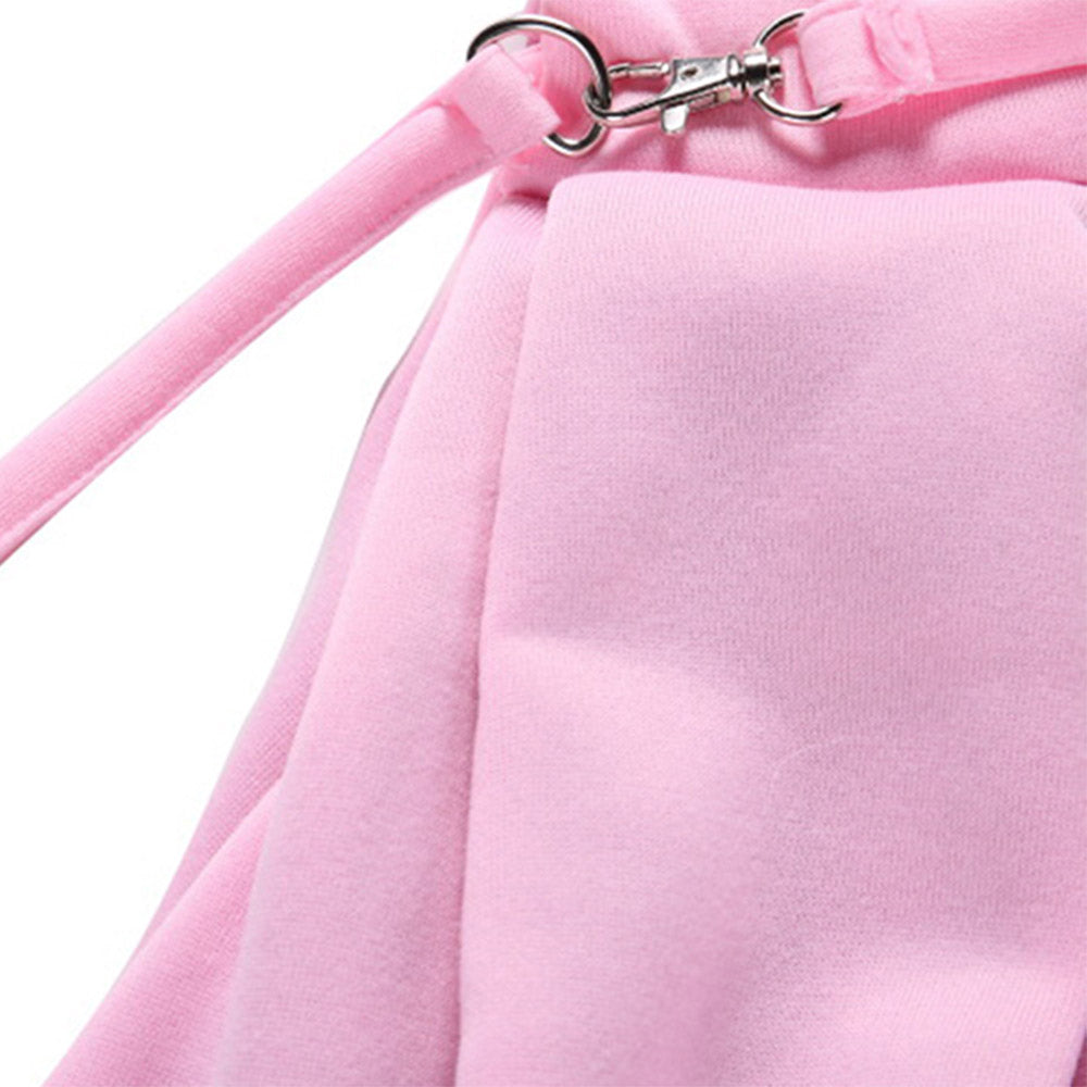 Pet Supplies Double-Sided Pet Sling Pouch-Pink