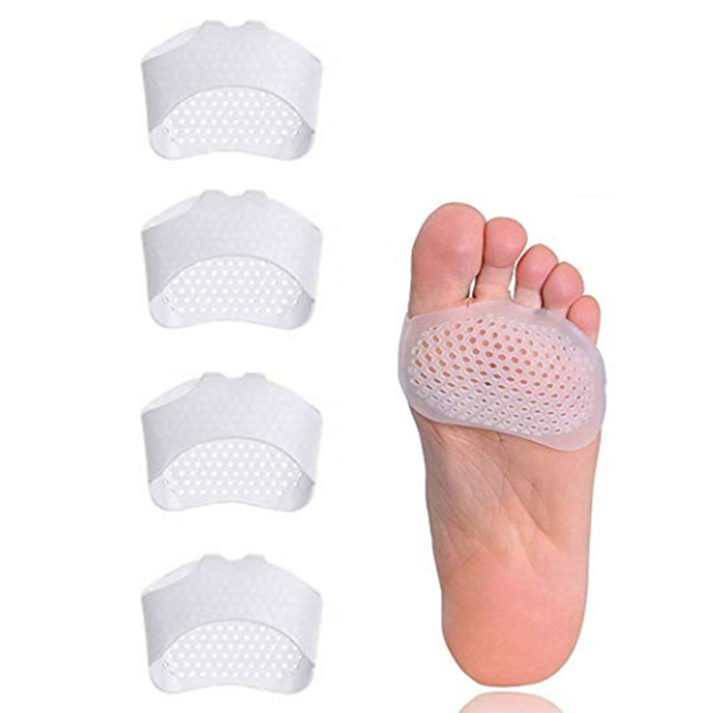 Four Pairs of Health Breathable Metatarsal Silicone Pads