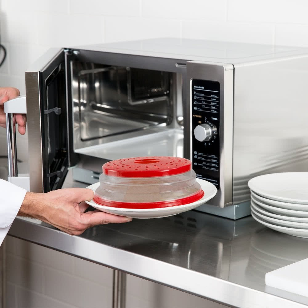 2 x Kitchen Collapsible Microwave Cover