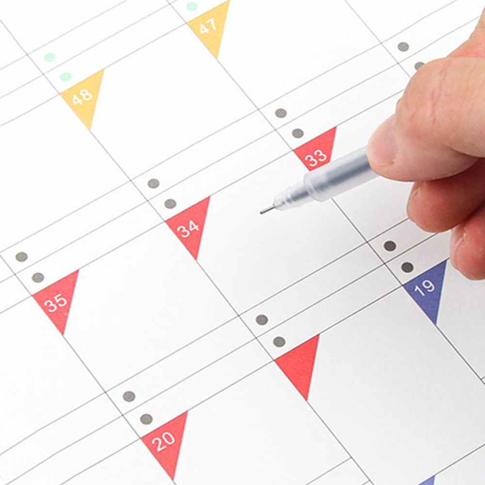 6 Pack 100 Days Count-Down Planners