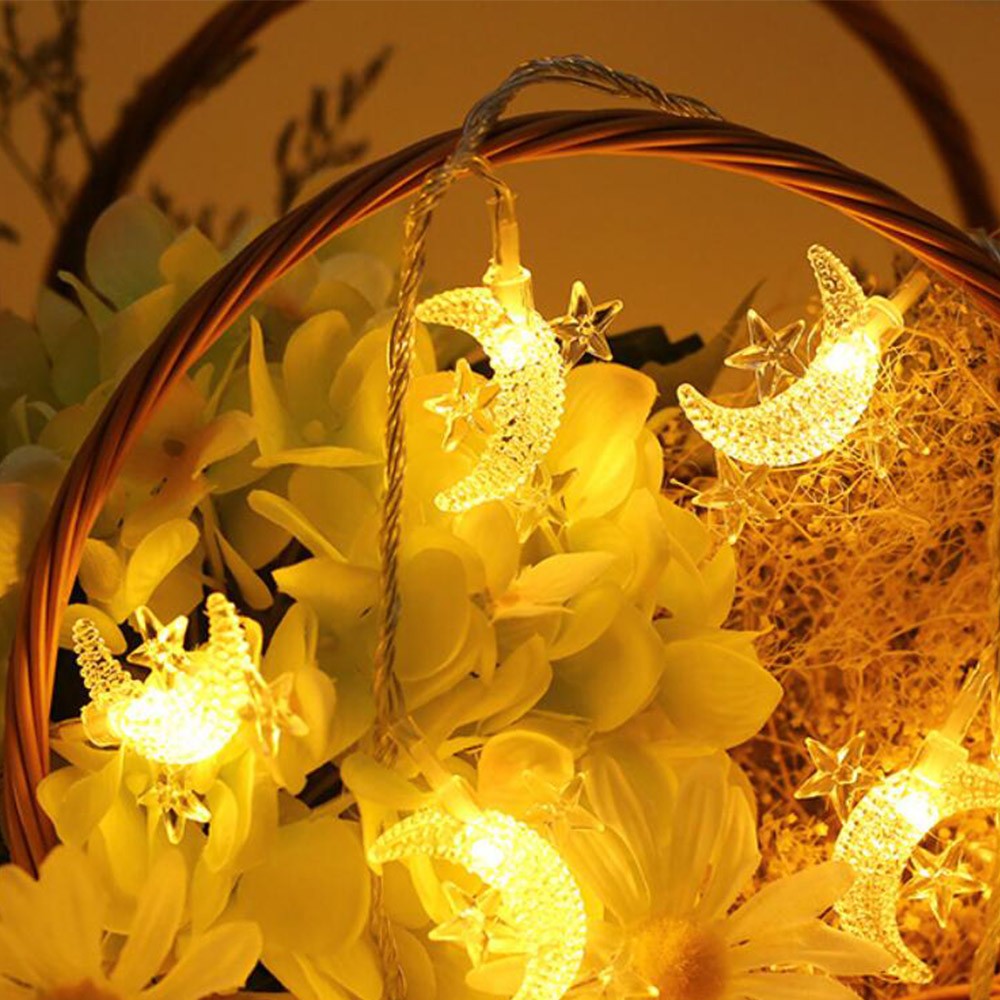 5M 50 LED Starry String Lights for Patio Garden Holiday Gardens