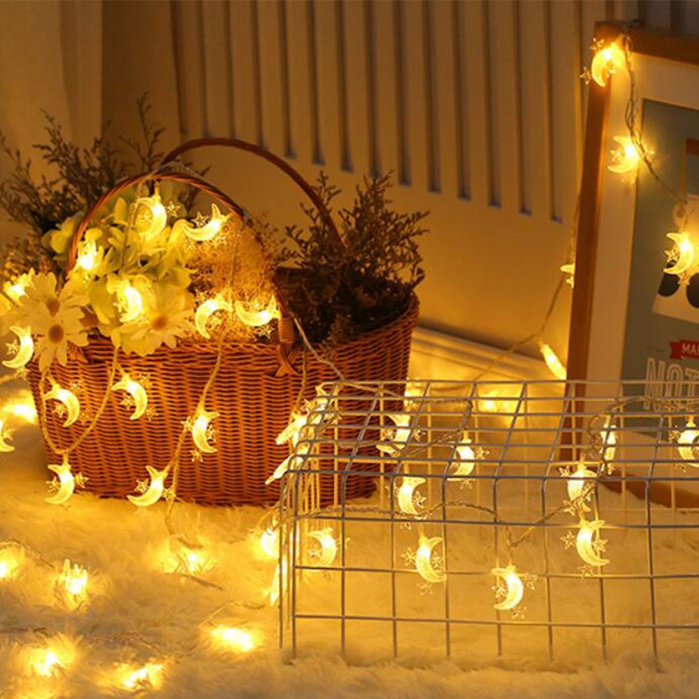 5M 50 LED Starry String Lights for Patio Garden Holiday Gardens