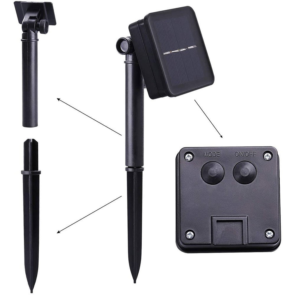 10M 100 LED Water Drop Solar Fairy Waterproof Lights for Garden