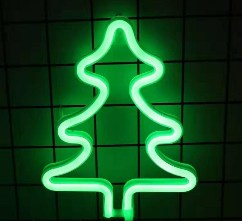 Christmas Tree LED Neon Light for Party Supplies