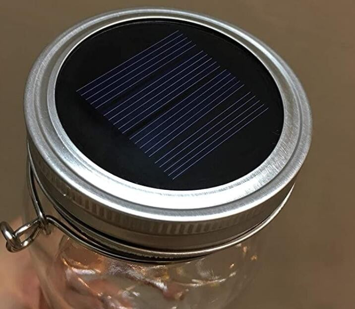 Solar Mason Jar Lights with 20 LEDs Fairy Firefly String Lights