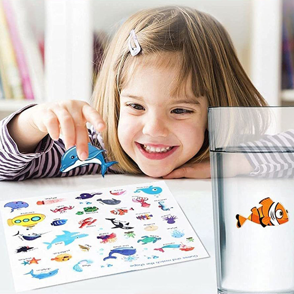 3Pcs Reusable Early Learning for Kids Educational Stickers Book