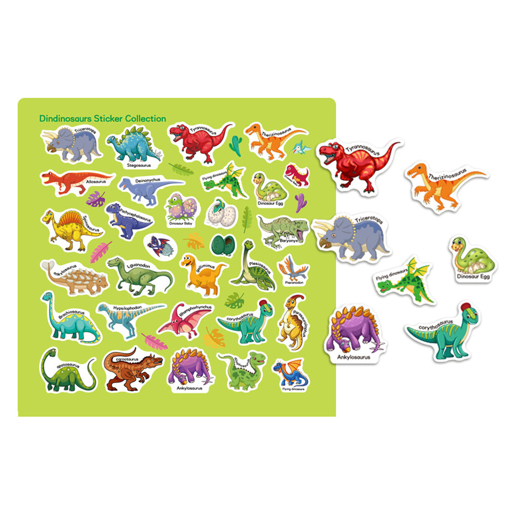 3Pcs Reusable Early Learning for Kids Educational Stickers Book