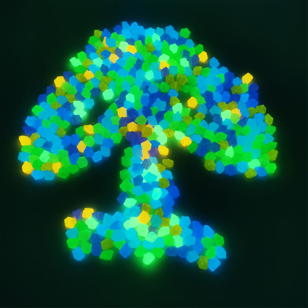 600pcs Luminous Glowing Pebbles Stones