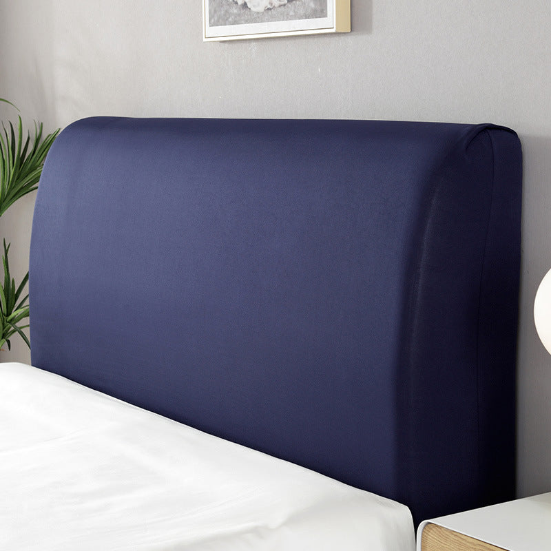 2m Elastic Bed Headboard Cover Navy Blue