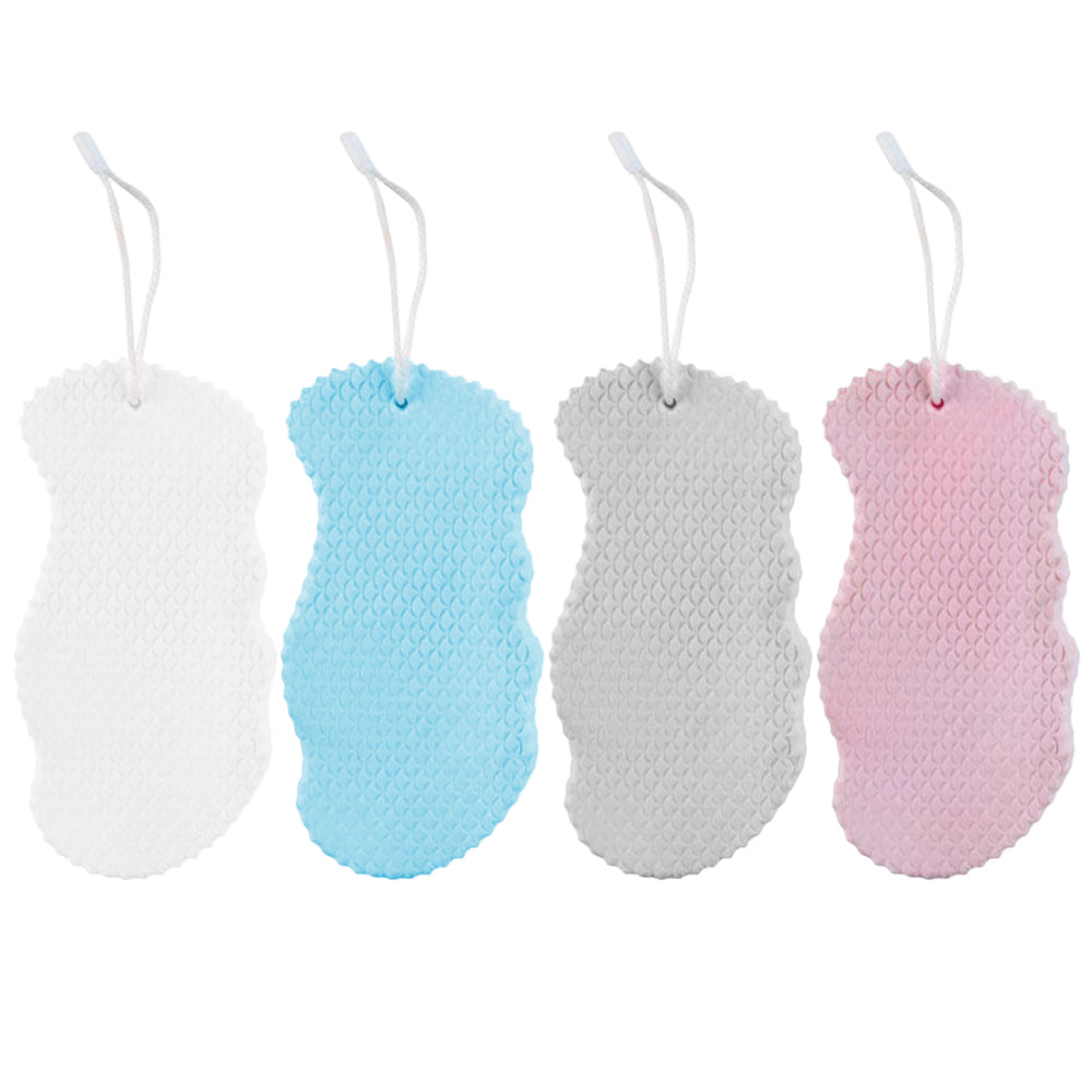4Pcs Exfoliating Bath Body Shower Sponge Random Color