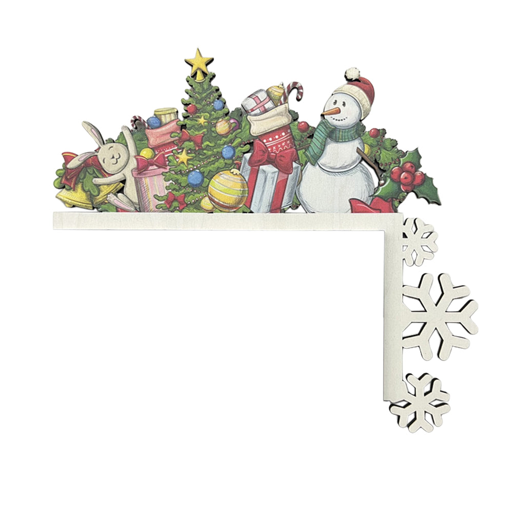 Christmas Door Corner Decoration Style 3