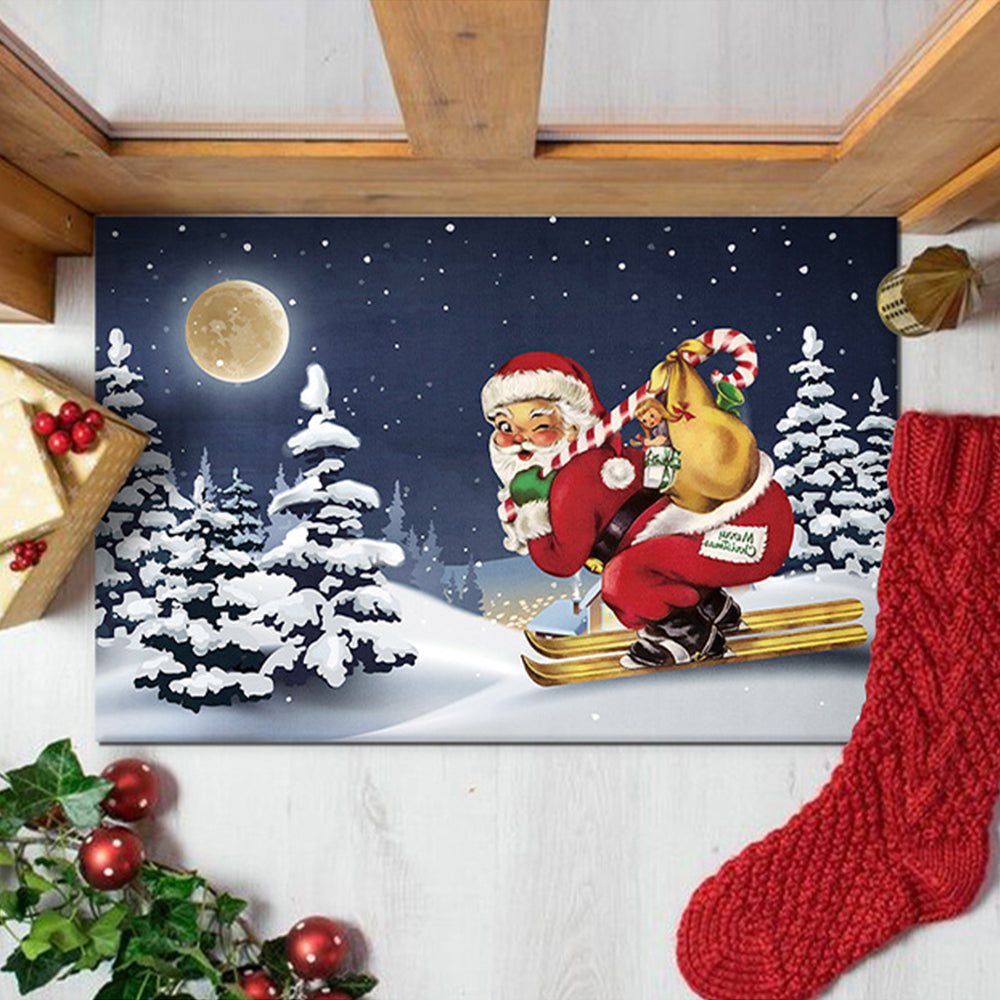 Christmas Door Mat Outdoor Welcome Doormat Style 3