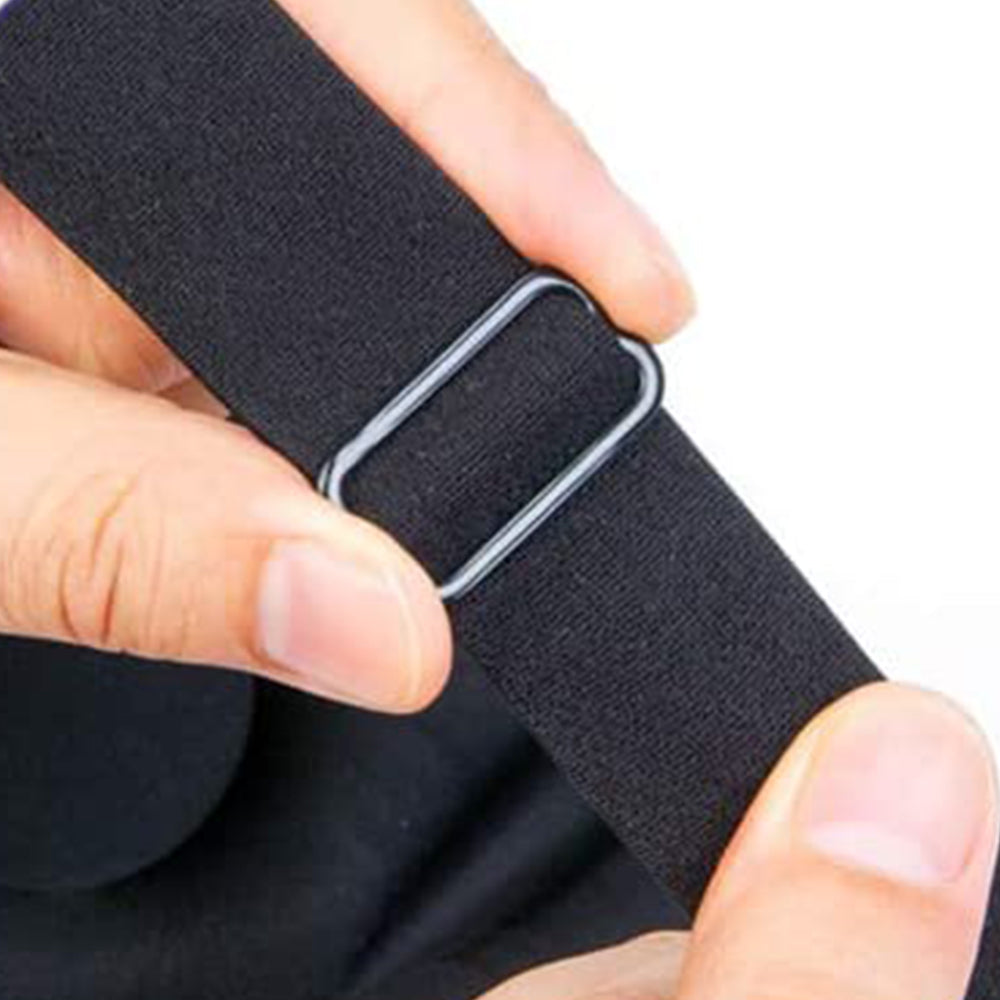 1 X Travel 3D Sleep Eye Mask Soft Deep Contoured Eye Covers Adjustable Sleeping Blindfold Black