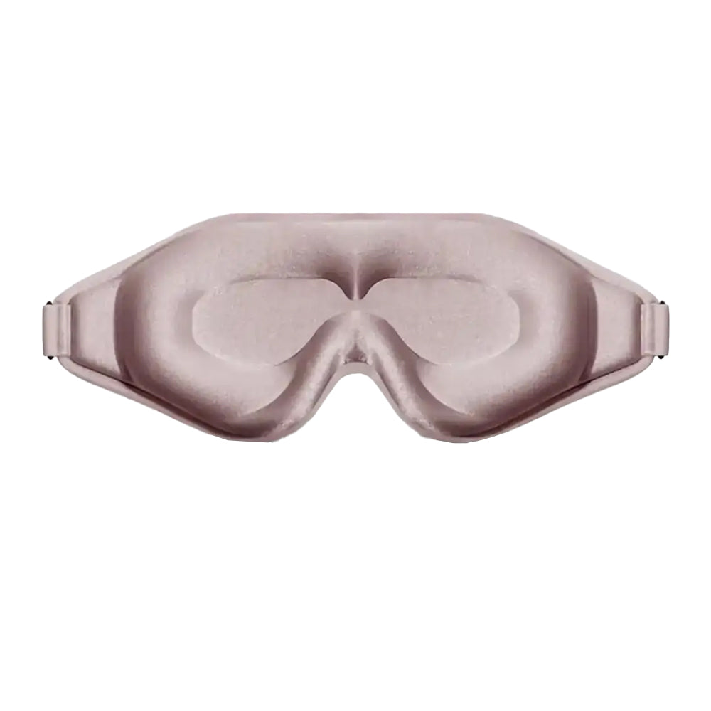1 X Travel 3D Sleep Eye Mask Soft Deep Contoured Eye Covers Adjustable Sleeping Blindfold Pink