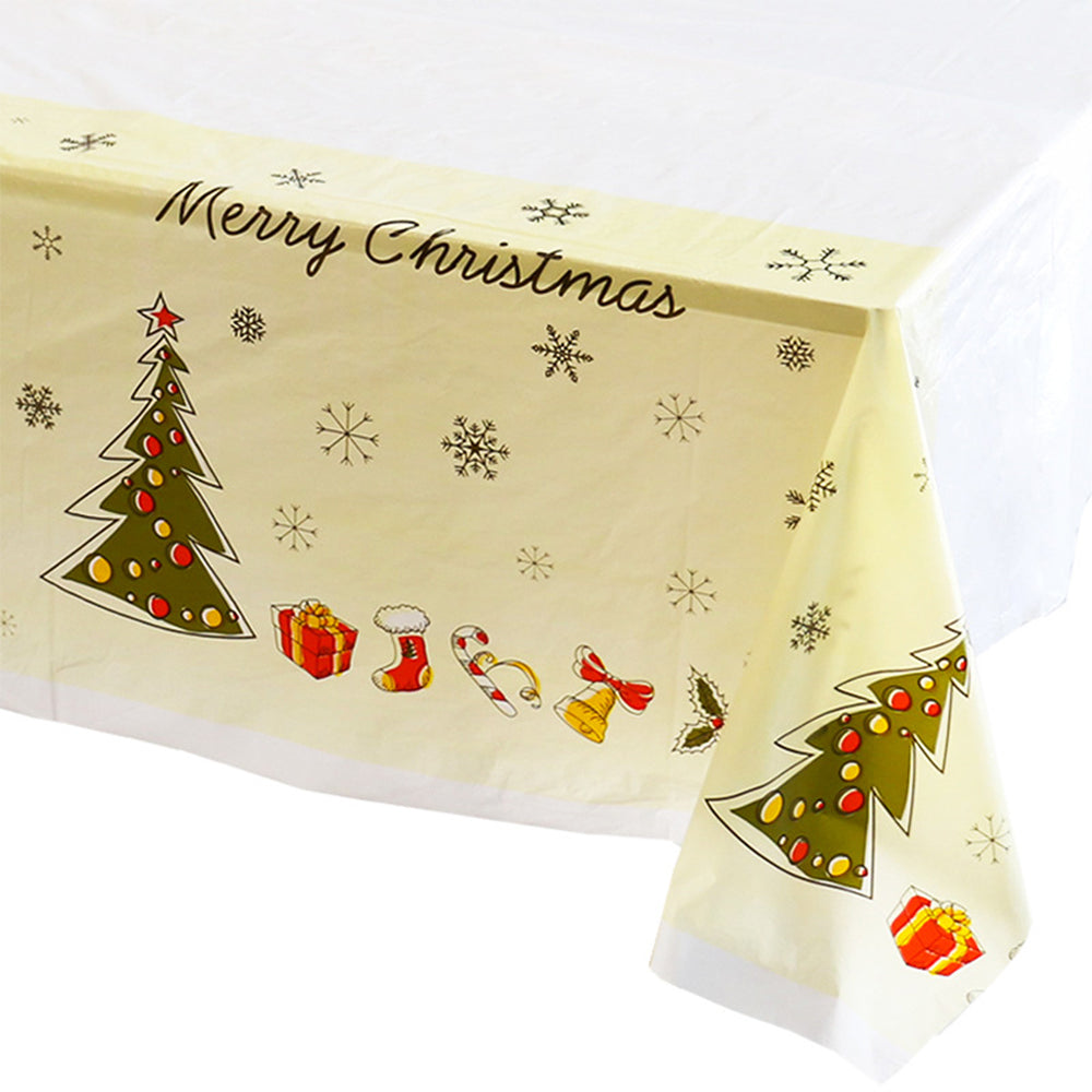 2X Disposable 274x137cm Christmas Tablecloth Style 1