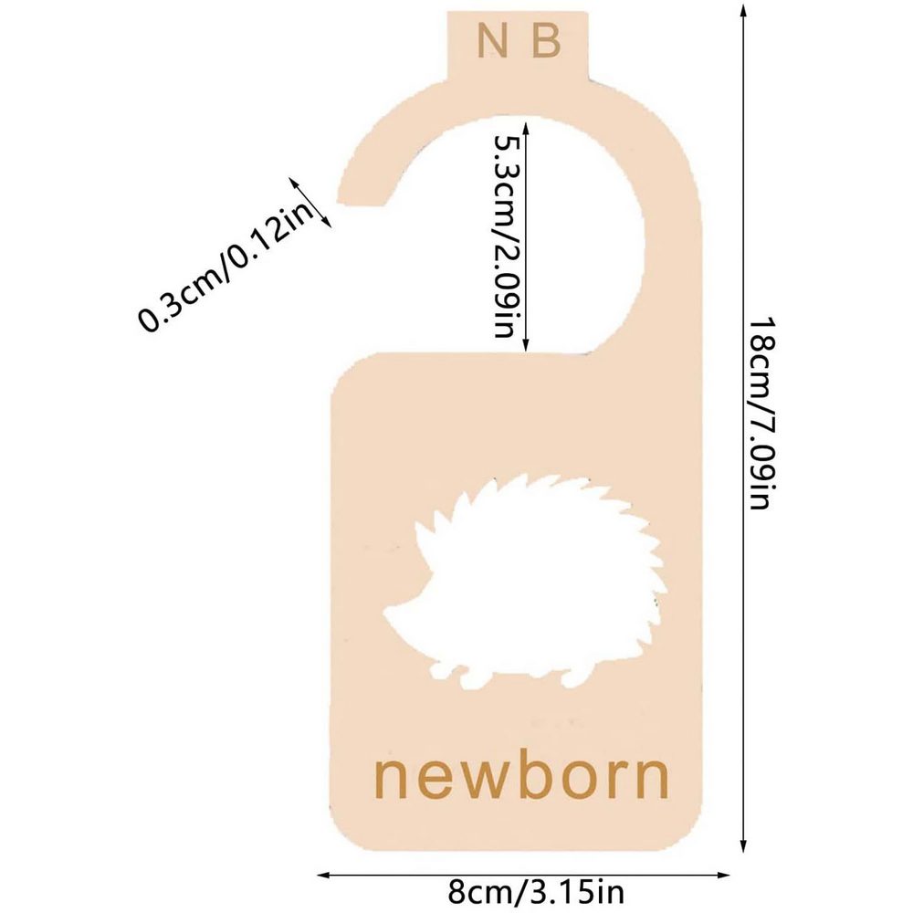 8Pcs Newborn Baby Clothes Dividers
