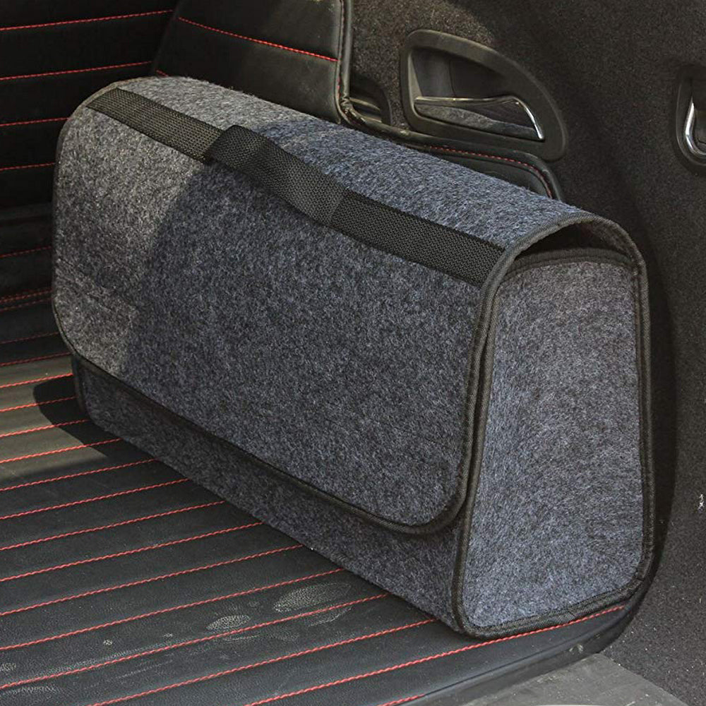Felt Car Boot Storage Bag Backseat Organizer Bag
