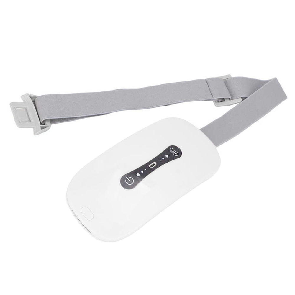 Menstrual Pain Relief Heating Waist Belt White