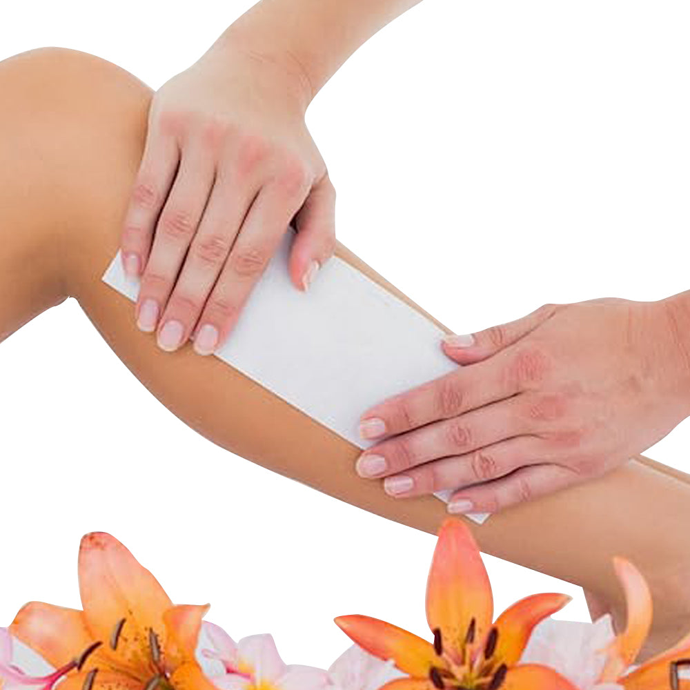 100 Sheets Disposable Facial and Body Hair Removal Wax Strips