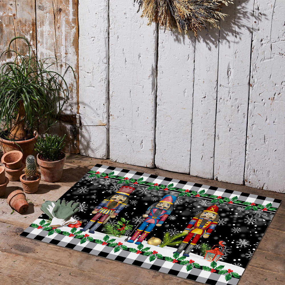 40x60cm Christmas Nutcracker Doormat Xmas Floor Mat Style 2