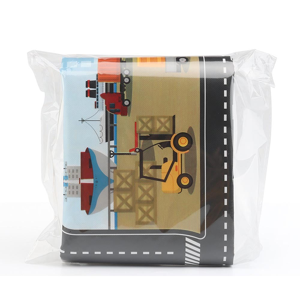 130x100cm Kids Playmat Cars Transport Toy Car Rugs Children Play Mat Kids Carpet Construction Project Theme