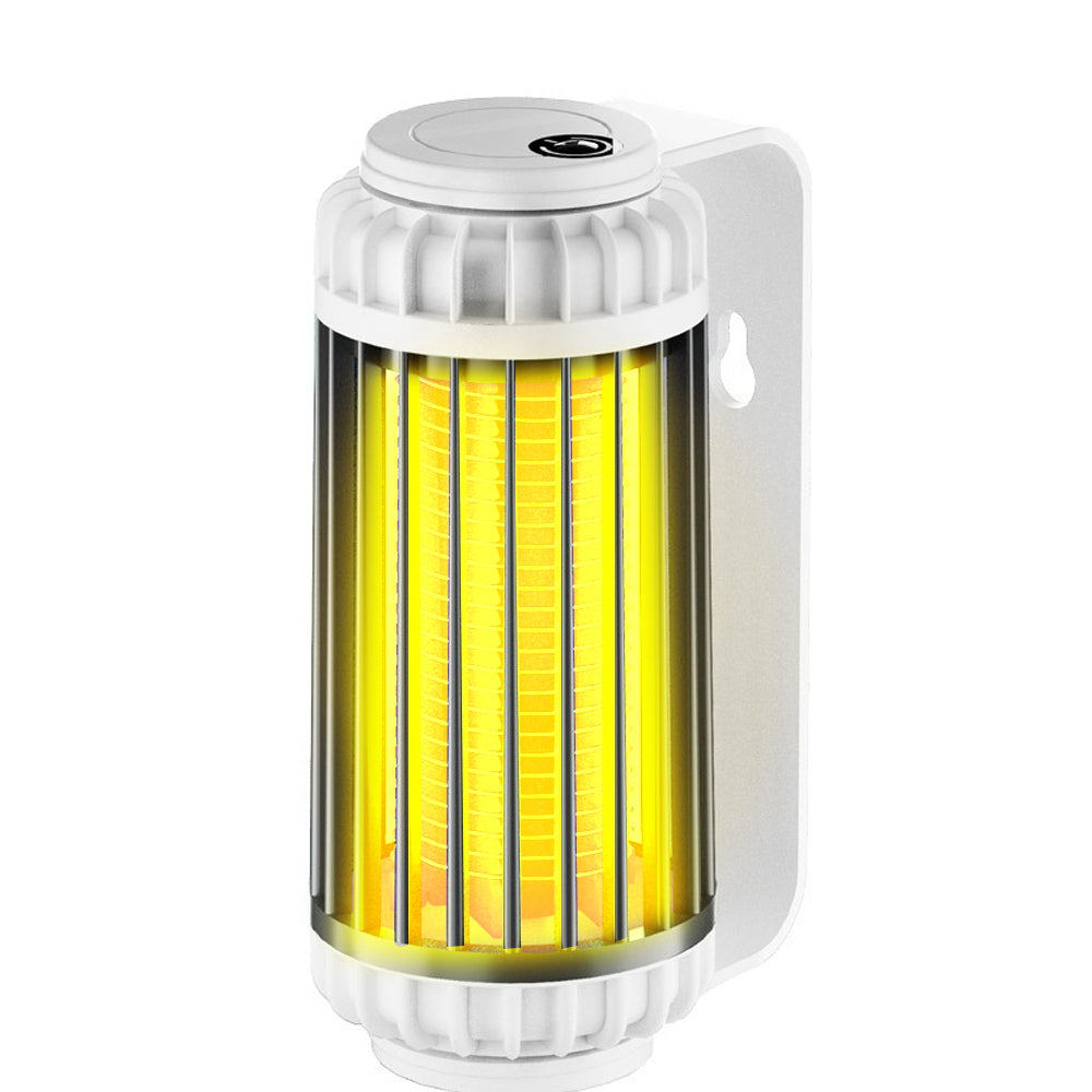 2 In 1 USB Mosquito Zapper Night Light Mosquito Lamp LED Light Warm Light Grey