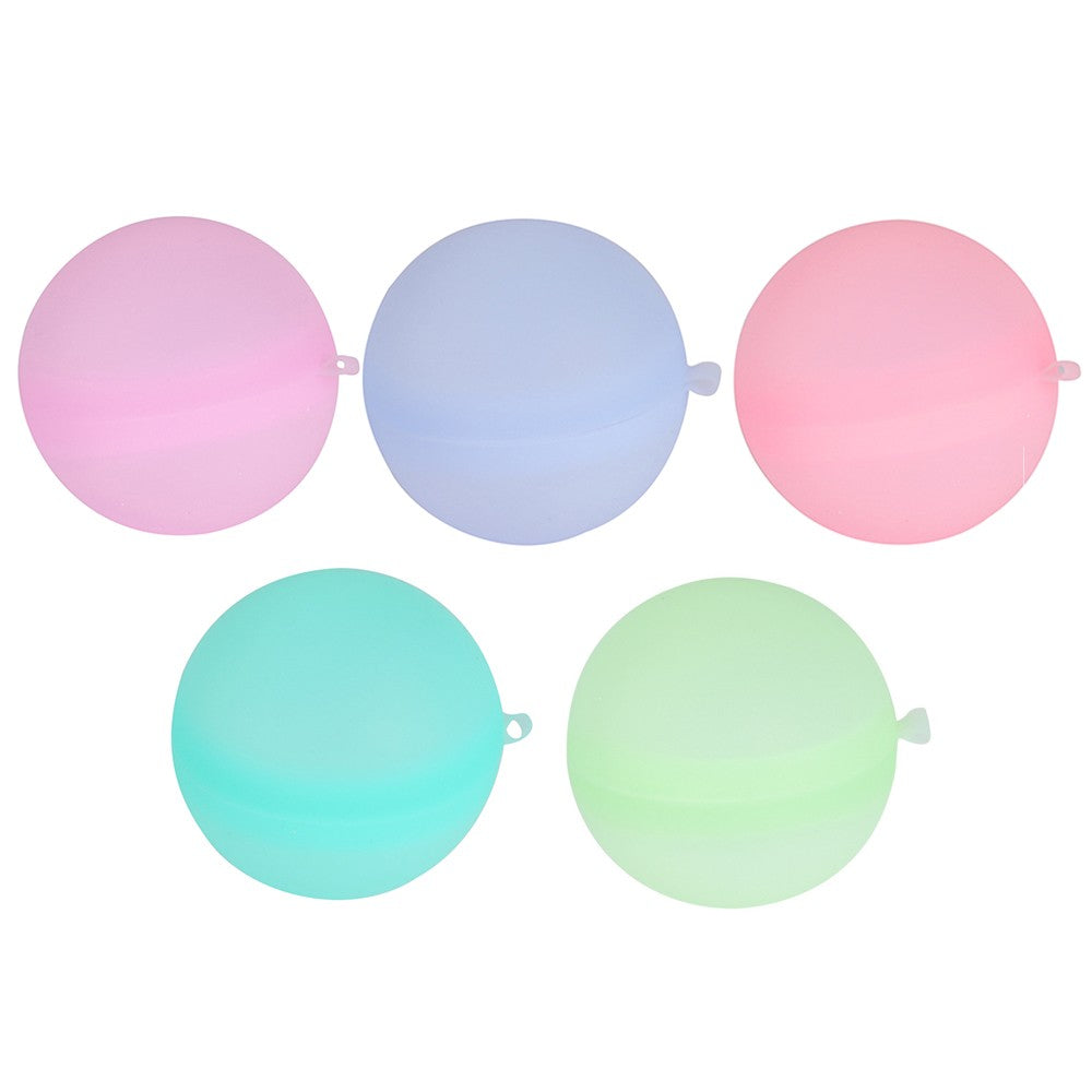 10Pcs Reusable Water Balloons for Kids Adults Random Color
