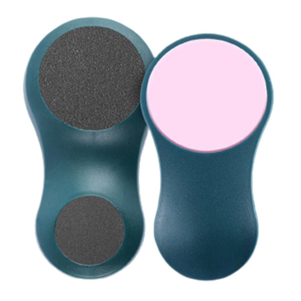 2Pcs Double Headed Manual Sandpaper Foot File Foot Callus Removal Tool Green