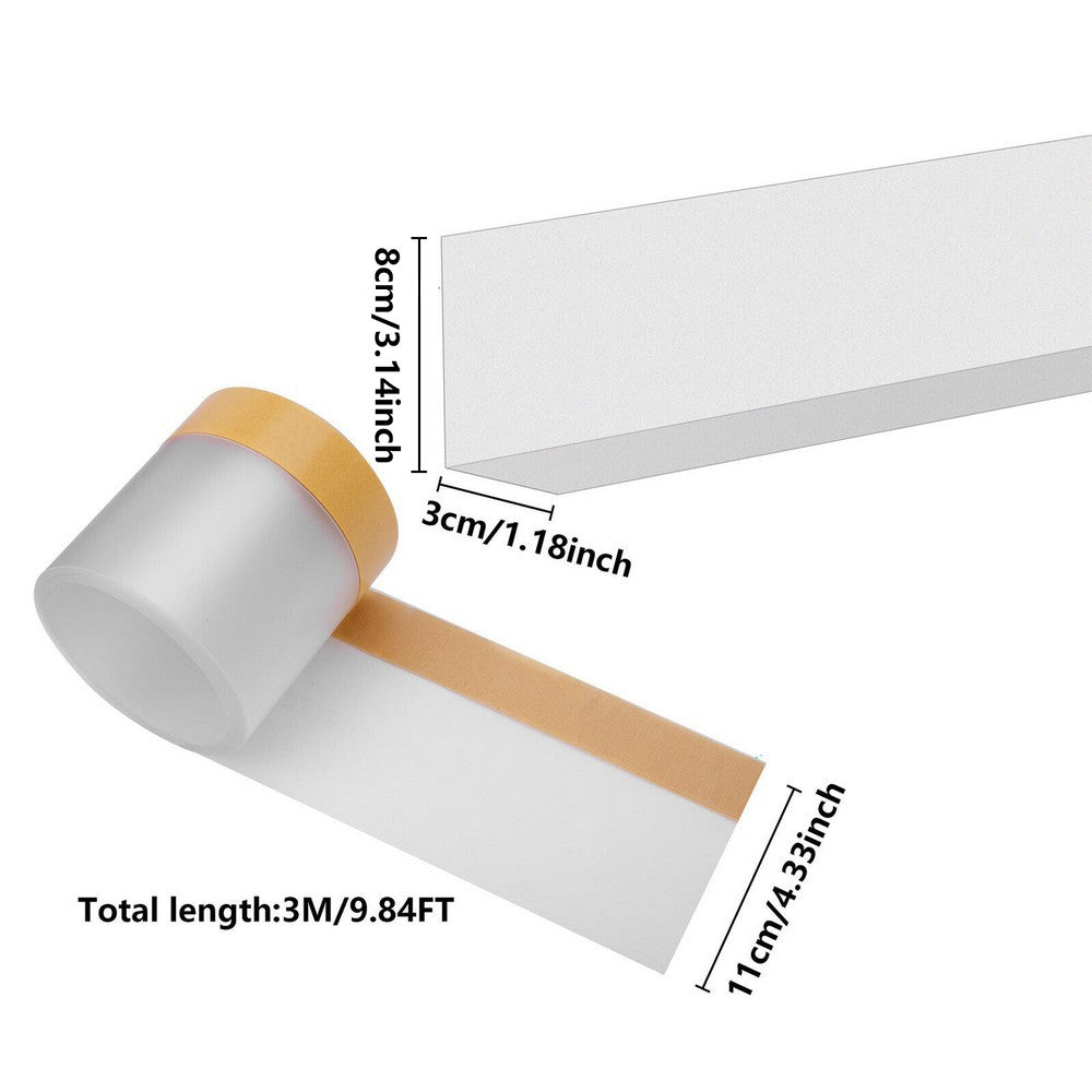 3M Under Sofa Toy Blocker Adjustable Bed Blocker for Kids Room Couch Transparent