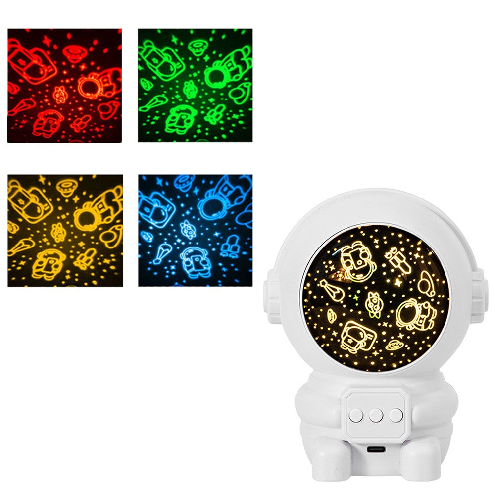 Astronaut Starry Projector Lamp Night Light Bedside Table Lamp with 9 Music