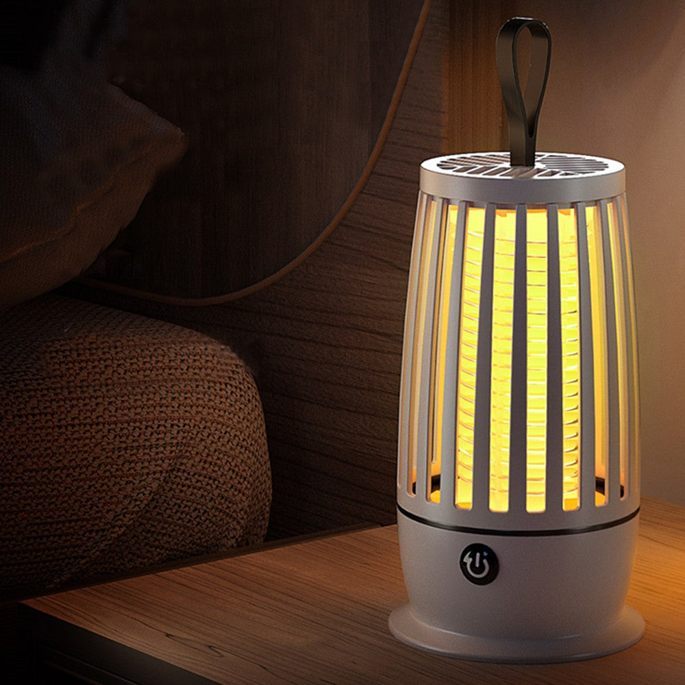 Electric Mosquito Killer Lamp Night Light USB Mosquito Trap Zapper Catcher White