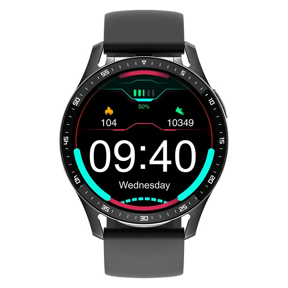 X7 Smart Watch Touch Screen Fitness Tracker with TWS Bluetooth Earphones Black