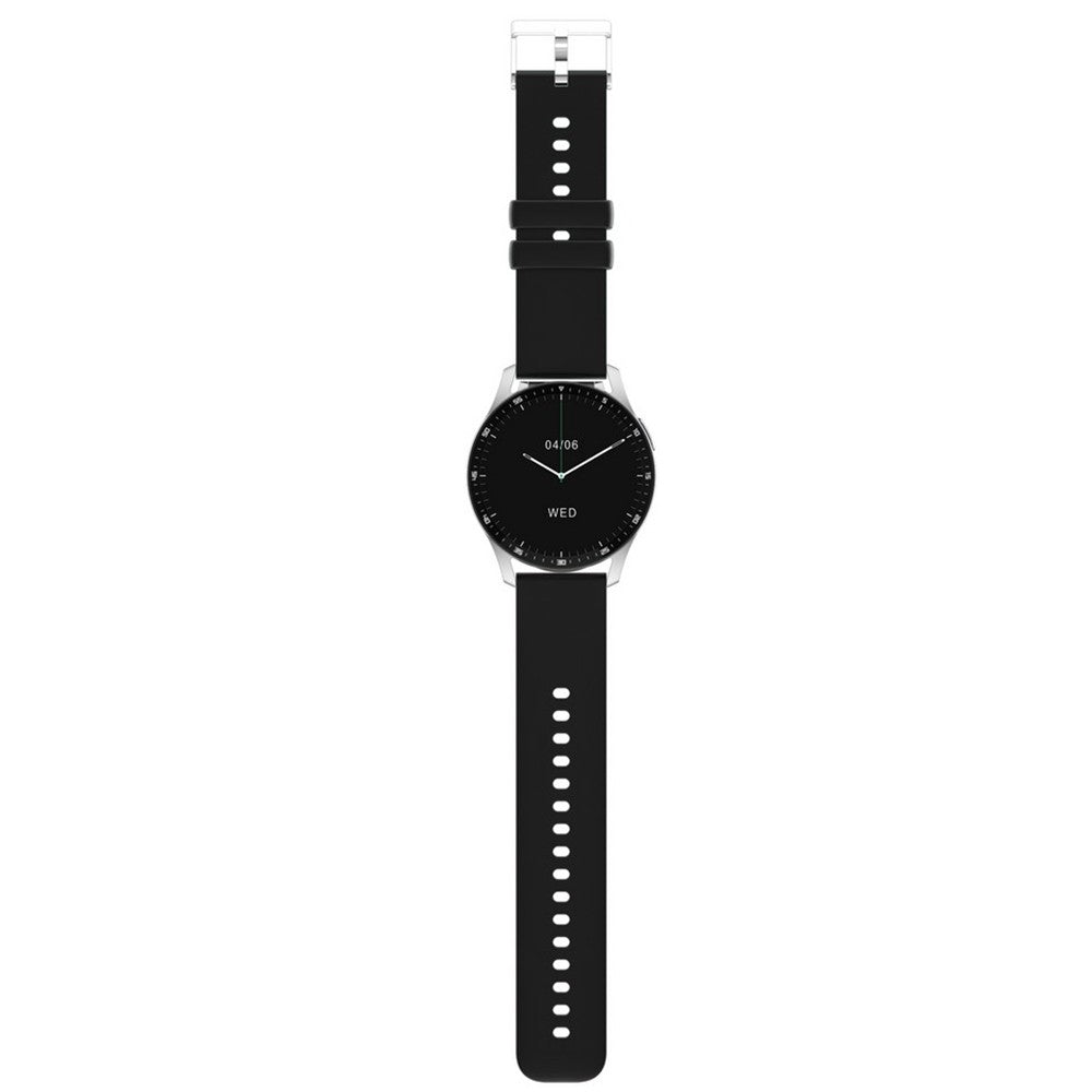 X7 Smart Watch Touch Screen Fitness Tracker with TWS Bluetooth Earphones Silver