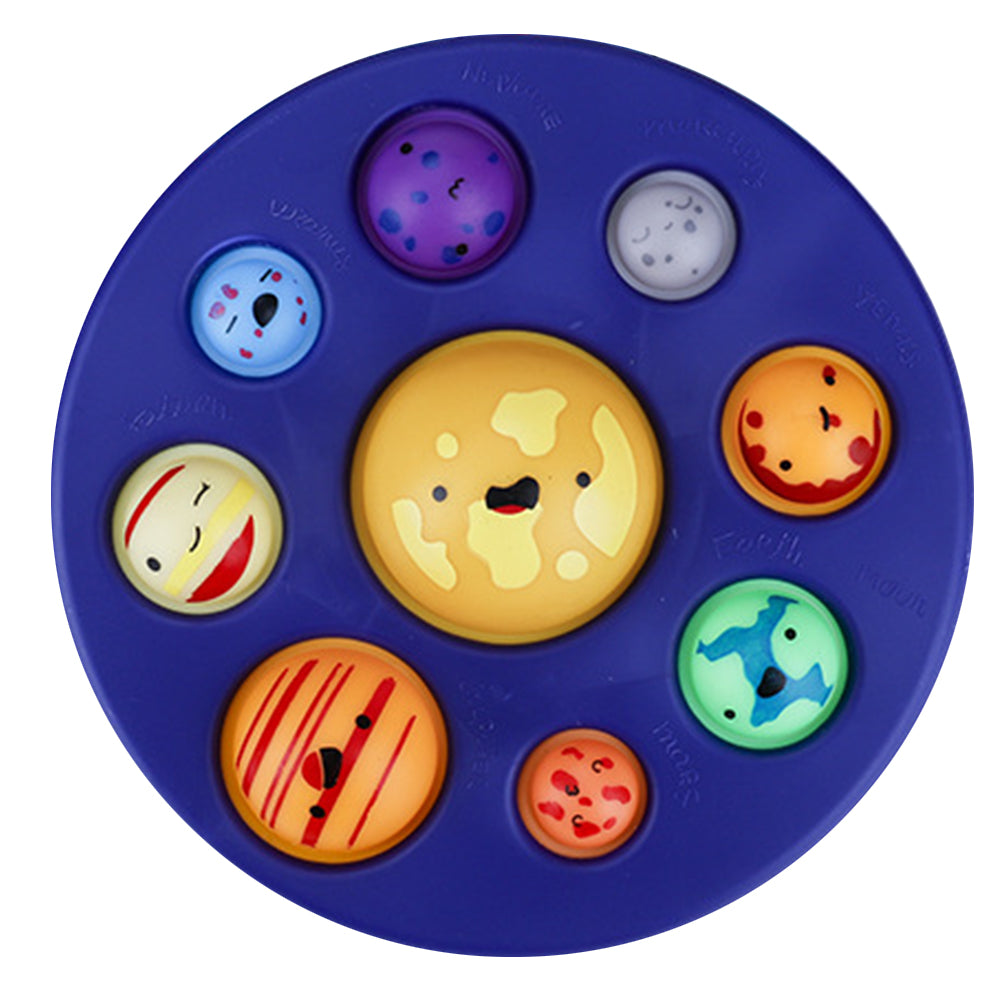 2 X Bubble Fidget Toys Pop Toys Planets Solar System Sensory Toys