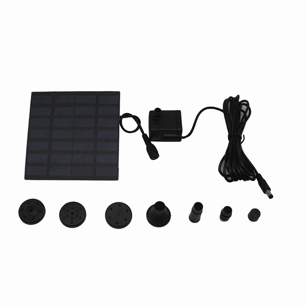 Floating Solar Fountain Pump Lotus Leaf Water Pump Purple