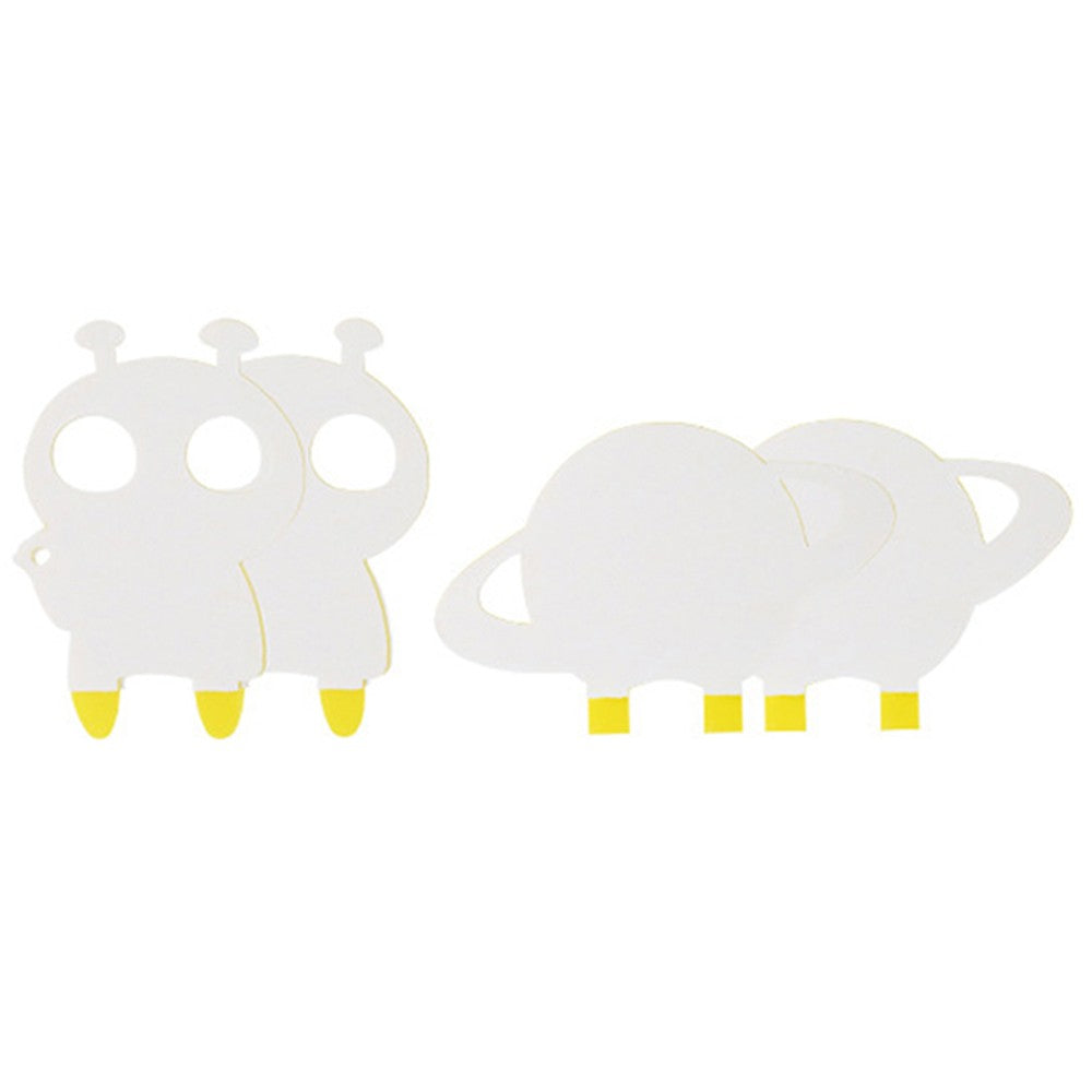 1 X Set of 2Pcs Non Toxic Fruit Fly Trap with Sticker