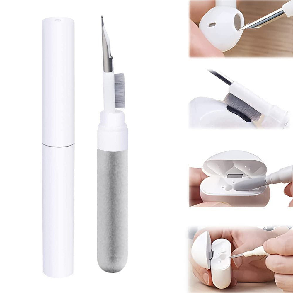 2Pcs 3 in 1 Bluetooth Earbuds Cleaning Pen Multifunction Cleaner Kit with Brush
